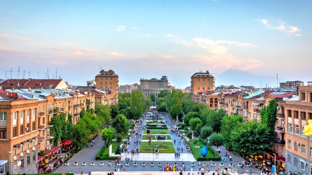 cascade stairs in yerevan armenia 2
